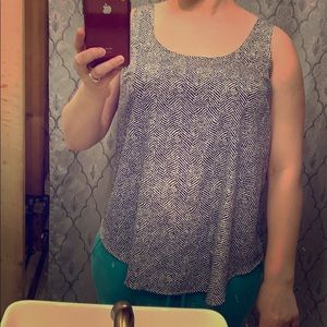 Zebra print swing tank